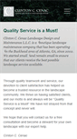 Mobile Screenshot of cenaclandscape.com