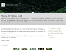 Tablet Screenshot of cenaclandscape.com